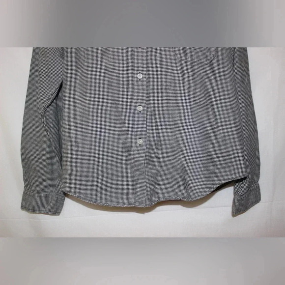 Women’s Pendleton Cotton Houndstooth Long Sleeve Button Down Shirt Size XL - Picture 2 of 8